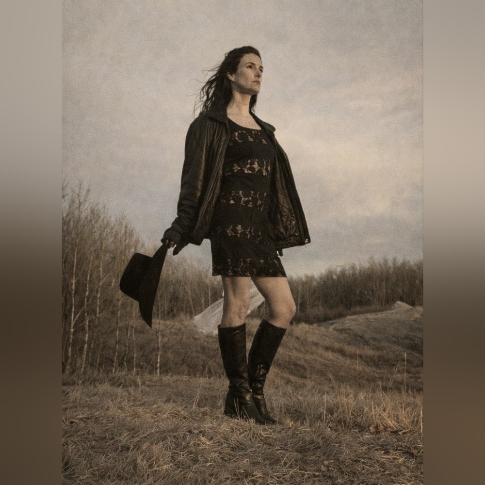 Black Lace Mini Dress